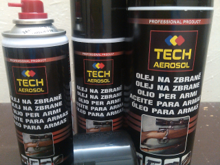 TECH aerosol, olej na zbrane,400ml